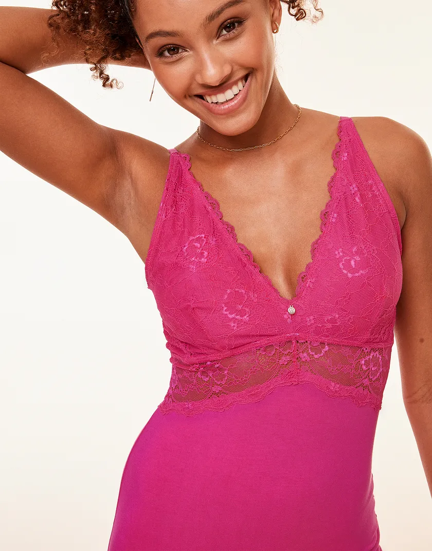 Tyler Dark Pink sleepwear bundle Model 2