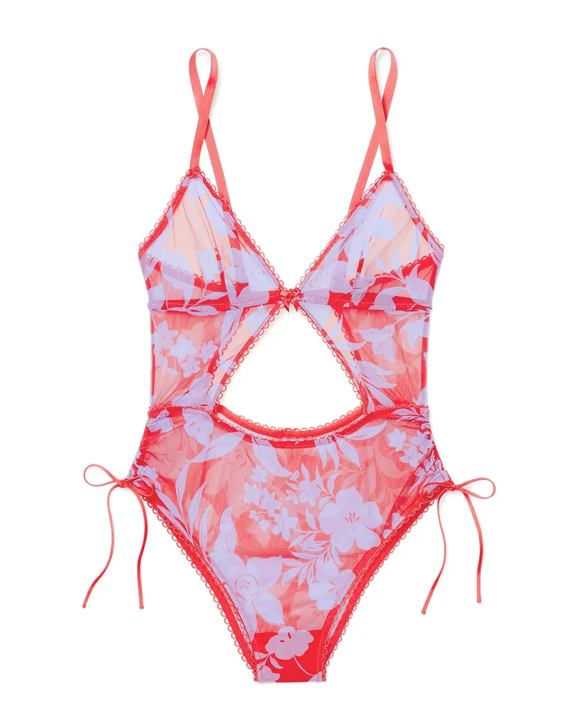 Tally Floral Red lingerie bundle Still 2