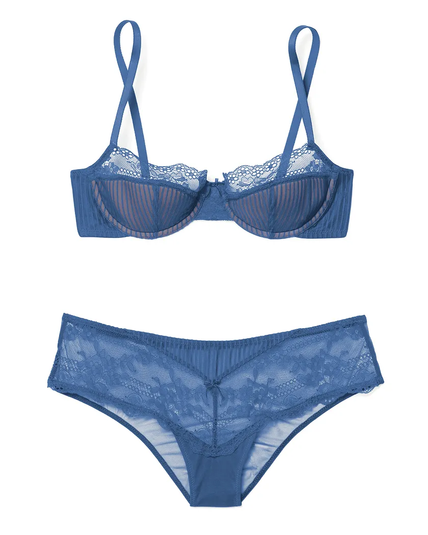 Selma Dark Blue 2 Lightly Lined bra bundle Still 4