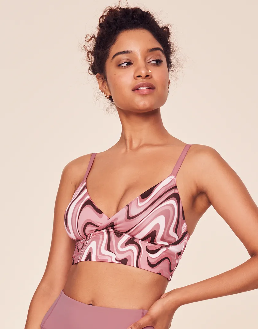Kali Tie Dye Pink Contour activewear bundle Model 1