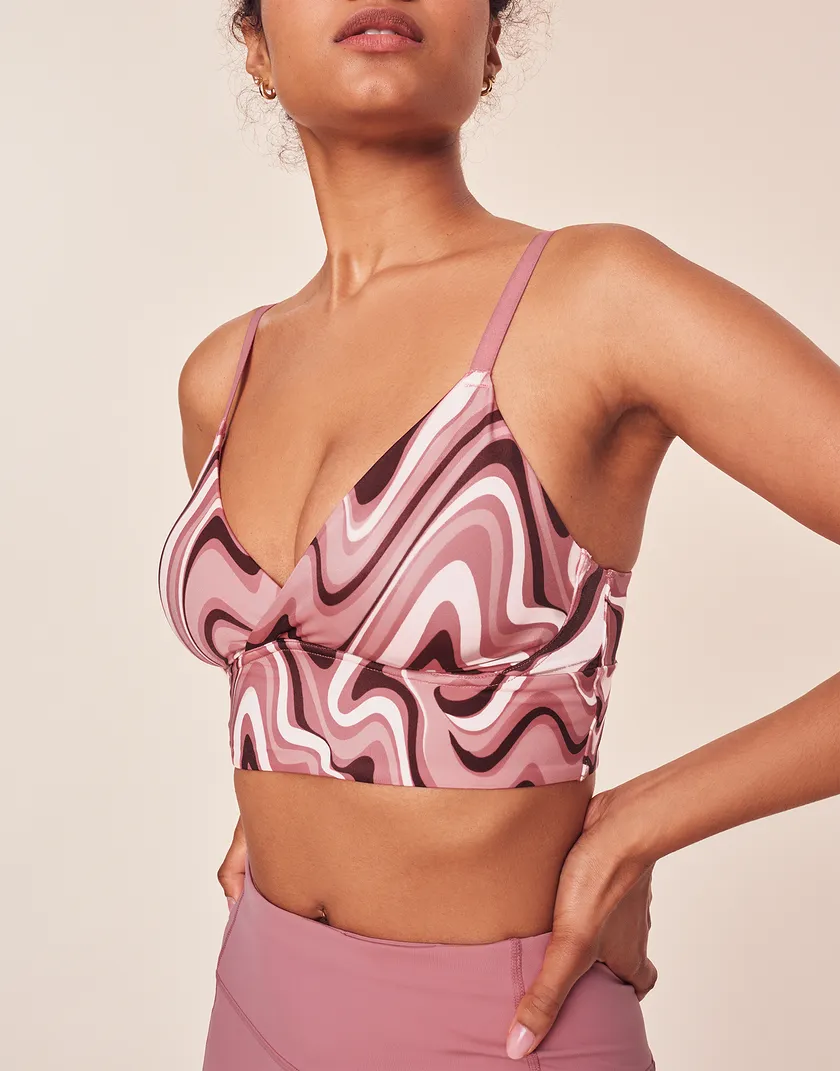 Kali Tie Dye Pink Contour activewear bundle Model 3