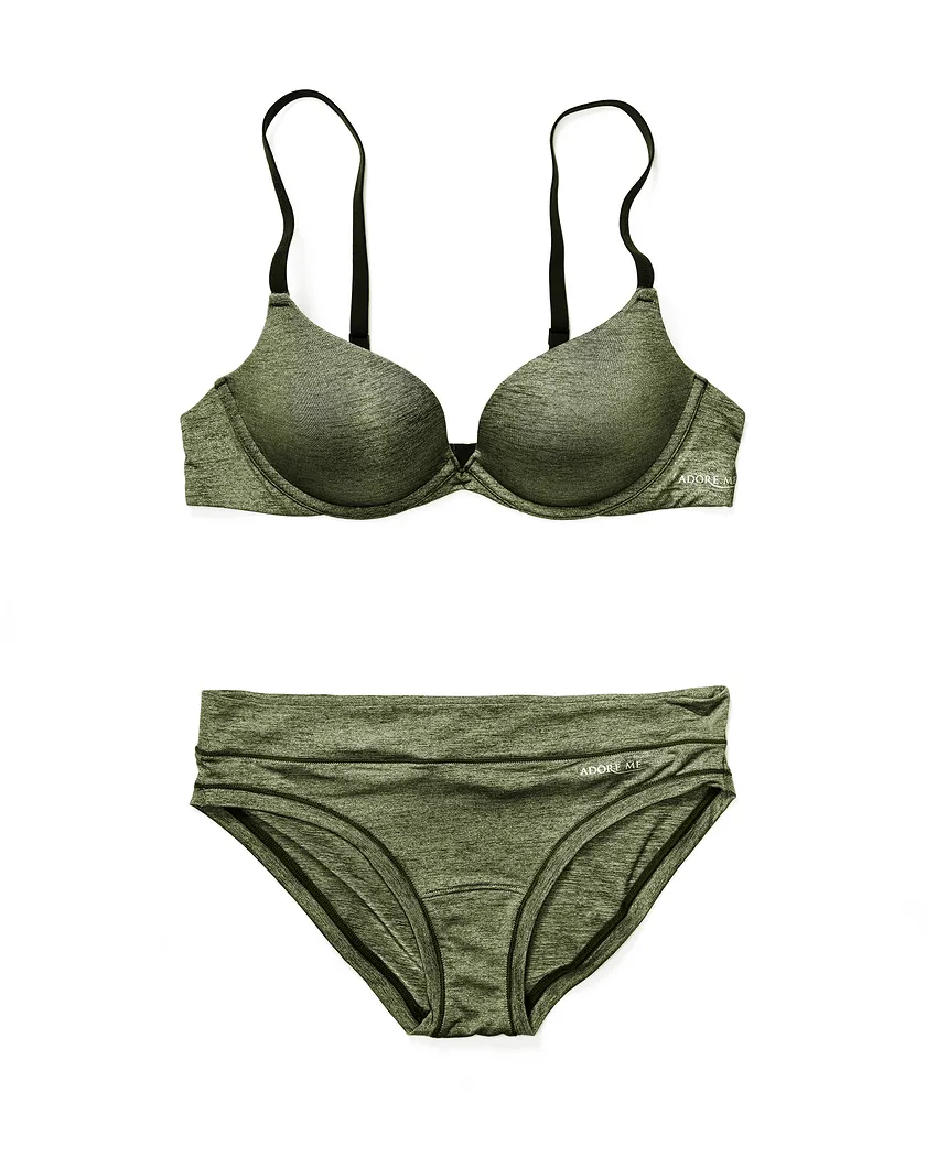 Analize Dark Green 2 Push Up bra bundle Still 2