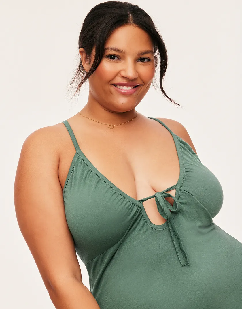 Laylani Dark Green Plus sleepwear bundle Model 5