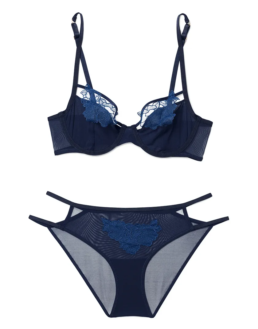Andy Dark Blue 2 Unlined bra bundle Still 3