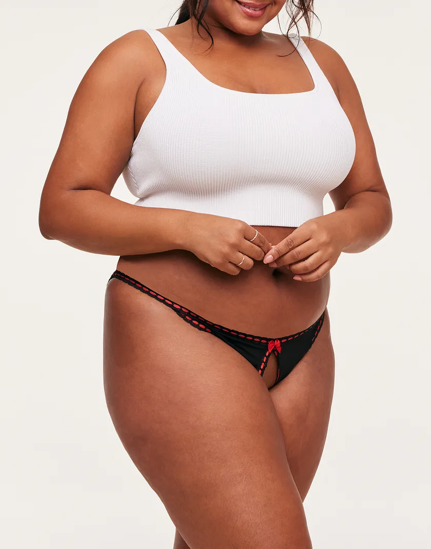 Rosalia Bikini Black Plus panty bundle Model 5