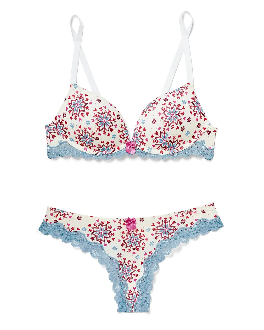 Shea Novelty White 3 Push Up bra bundle Still 3