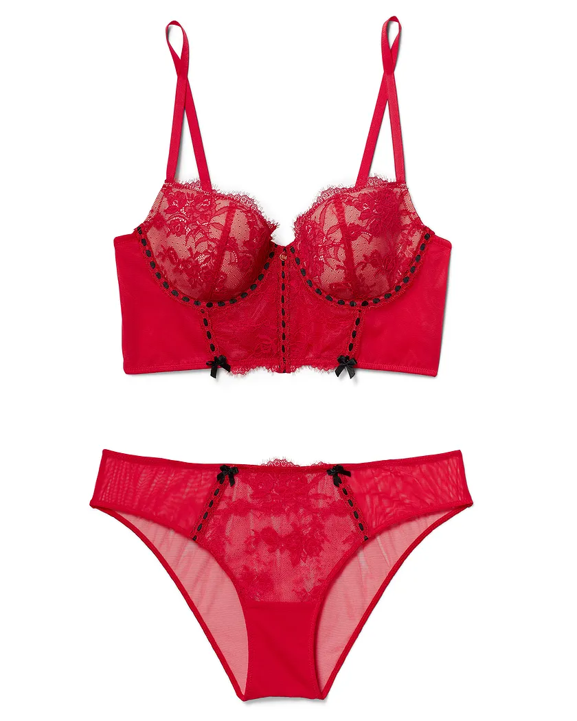 Yara Dark Red 2 Contour bra bundle Still 3