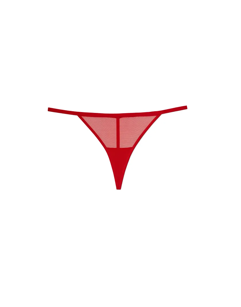 Tayla G-String Dark Red panty bundle Still 1