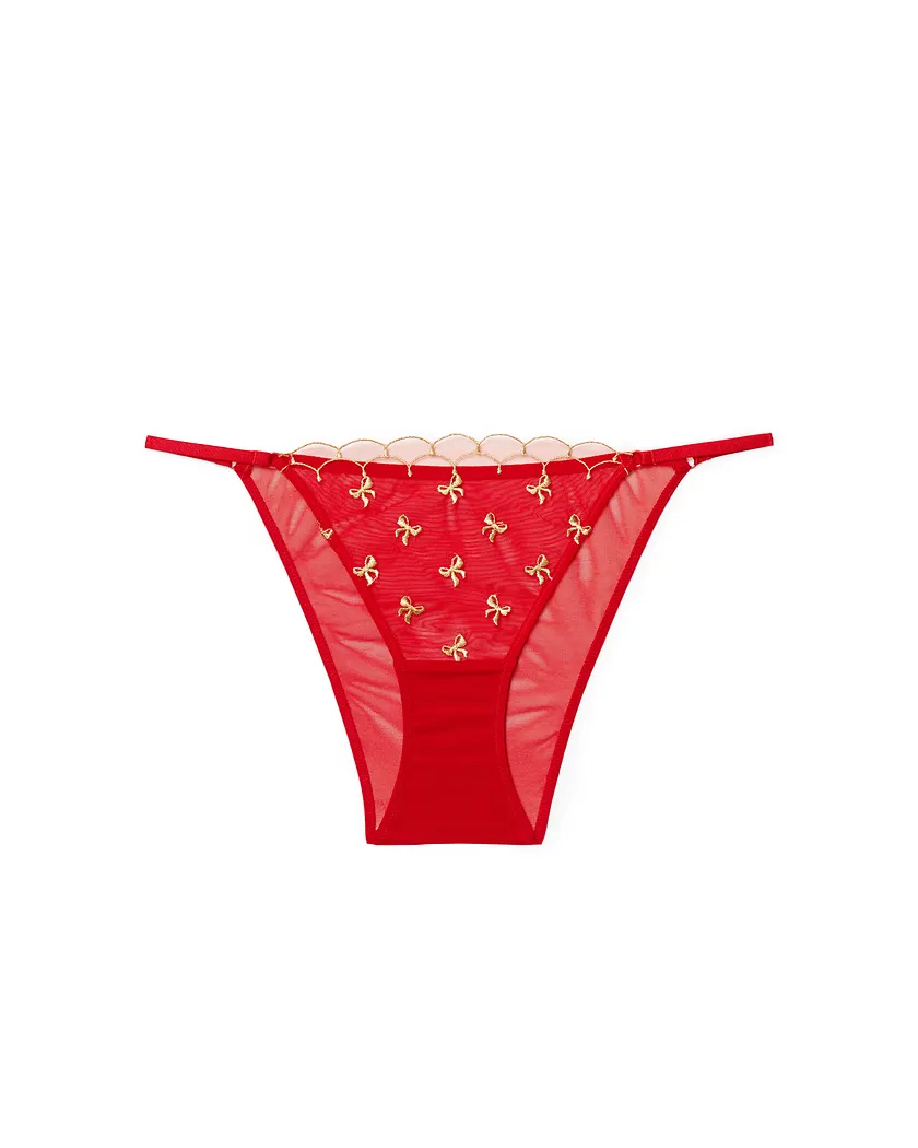 Bettie Brazilian Dark Red panty bundle Still 3