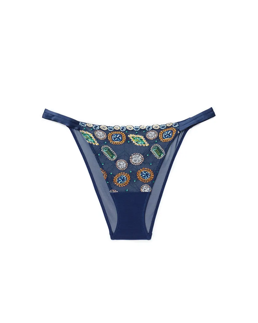 Dianna Brazilian Novelty Blue panty bundle Still 3