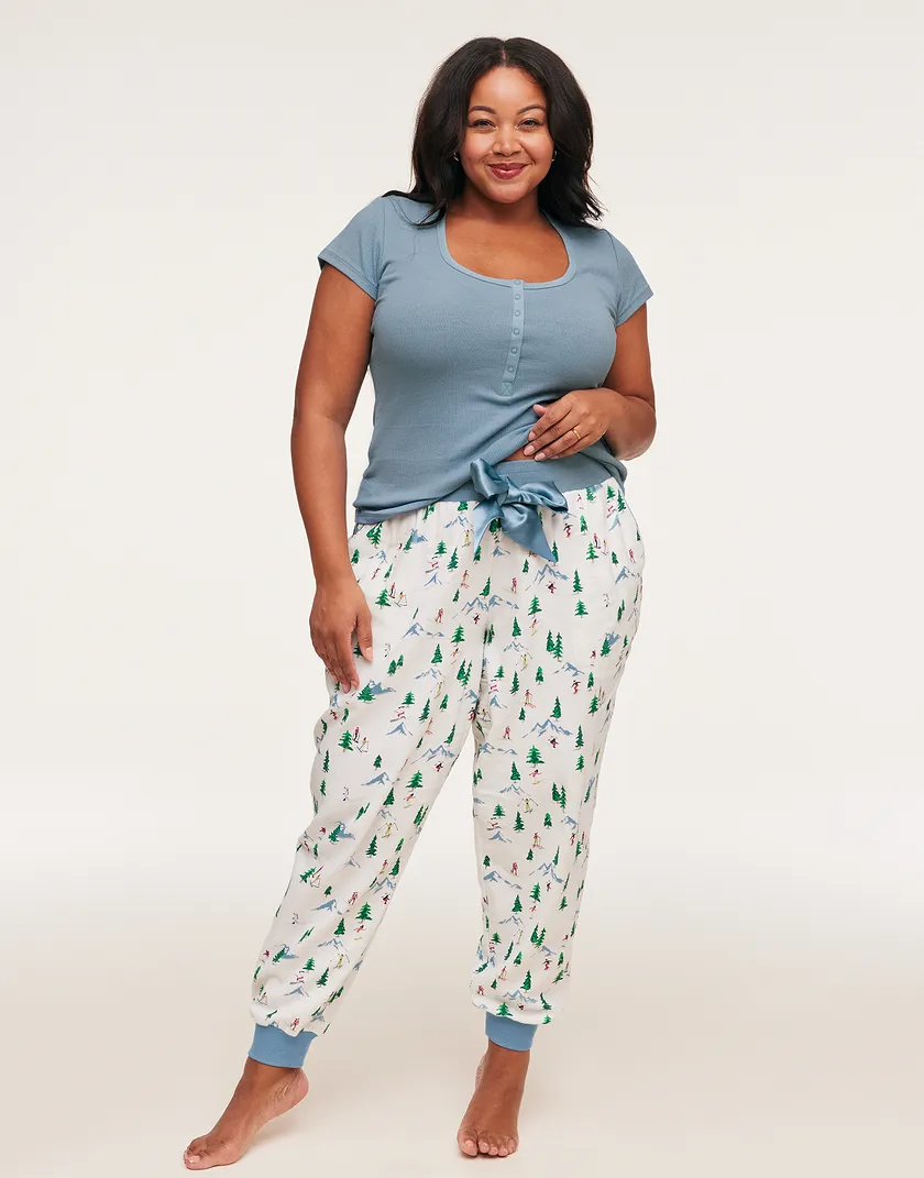 Caileigh Medium Blue Plus sleepwear bundle Model 2
