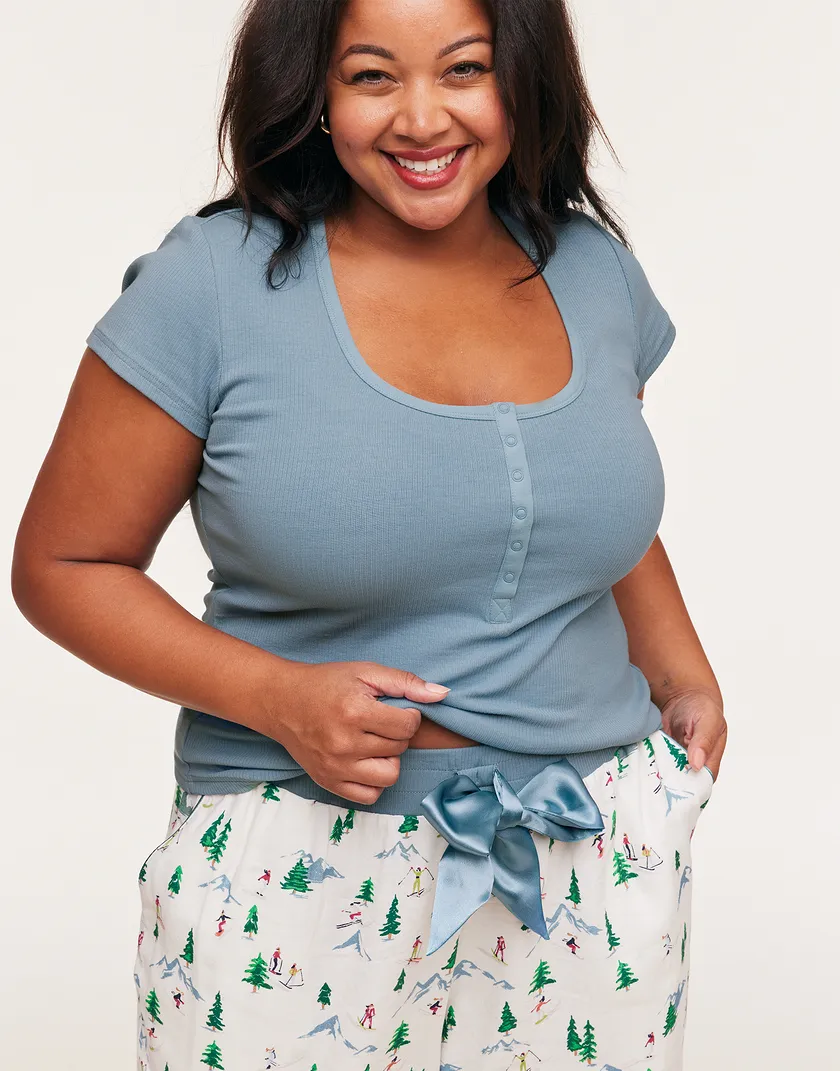 Caileigh Medium Blue Plus sleepwear bundle Model 5
