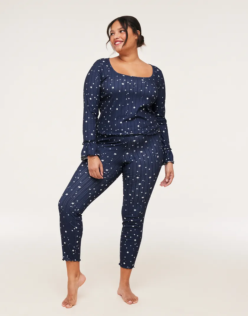 Audra Novelty Blue Plus sleepwear bundle Model 2