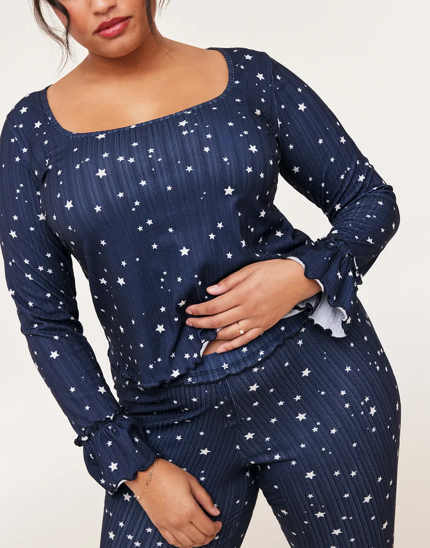 Audra Novelty Blue Plus sleepwear bundle Model 5