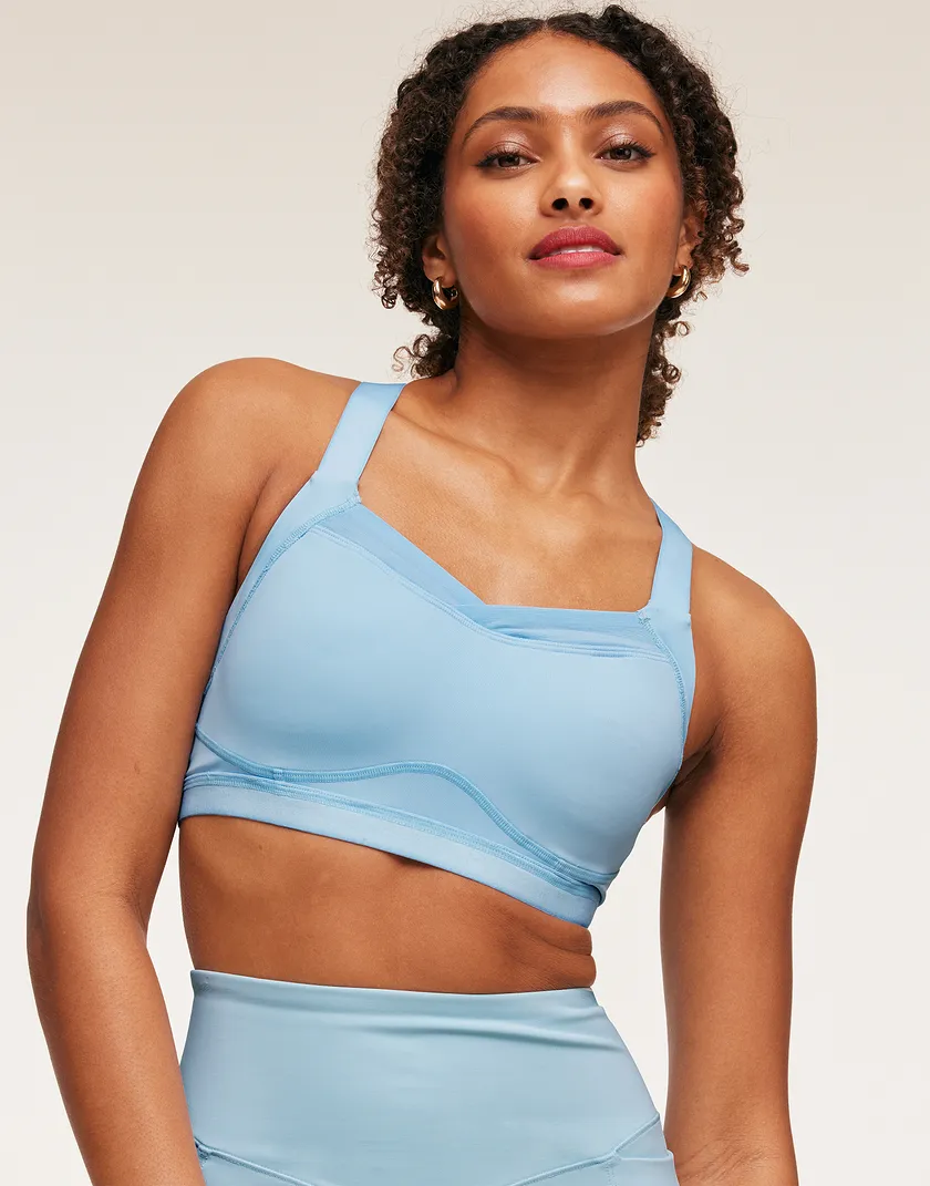 Brylee High Support Light Blue Contour activewear bundle Model 1