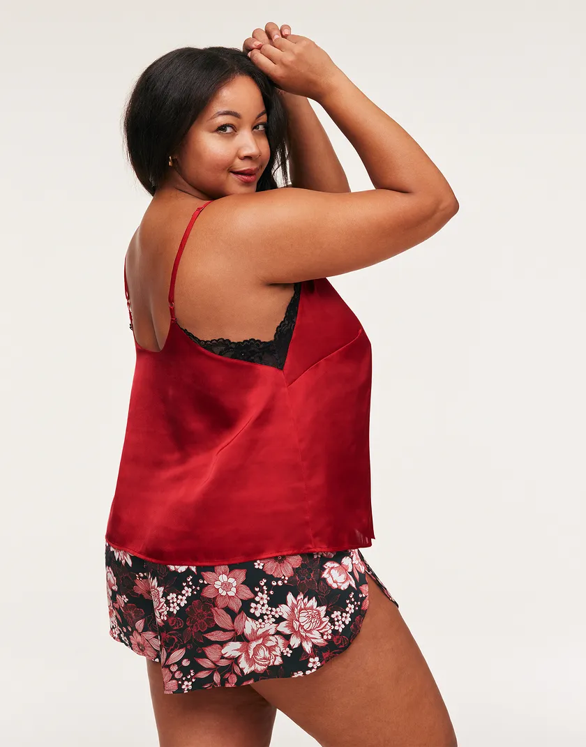 Linny B1 Dark Red Plus sleepwear bundle Model 6