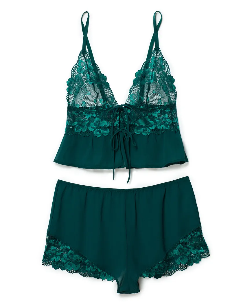 Tammy Dark Green Unlined lingerie bundle Still 2