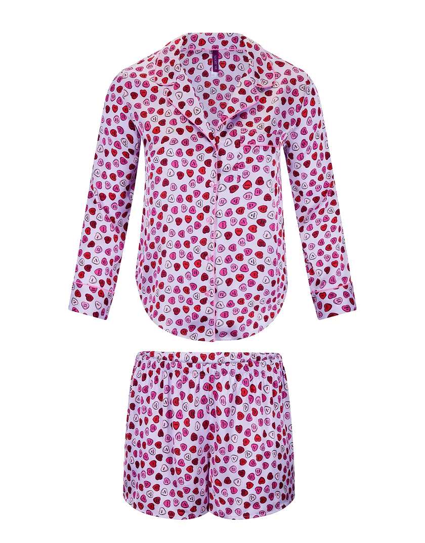 Sammi Heart Purple sleepwear bundle Still 3