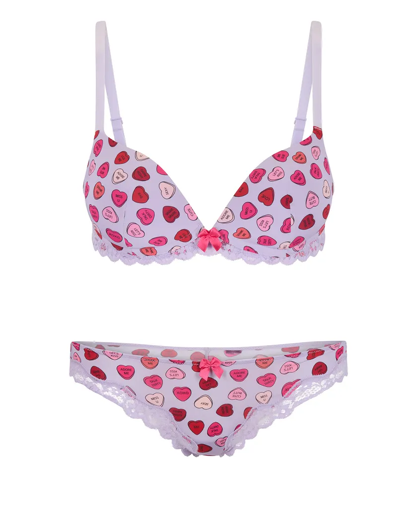 Shea Heart Purple 2 Push Up bra bundle Still 3