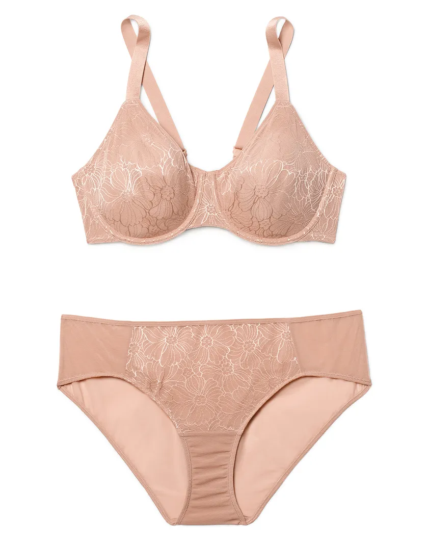 Reba Medium Beige 2 Unlined bra bundle Still 1