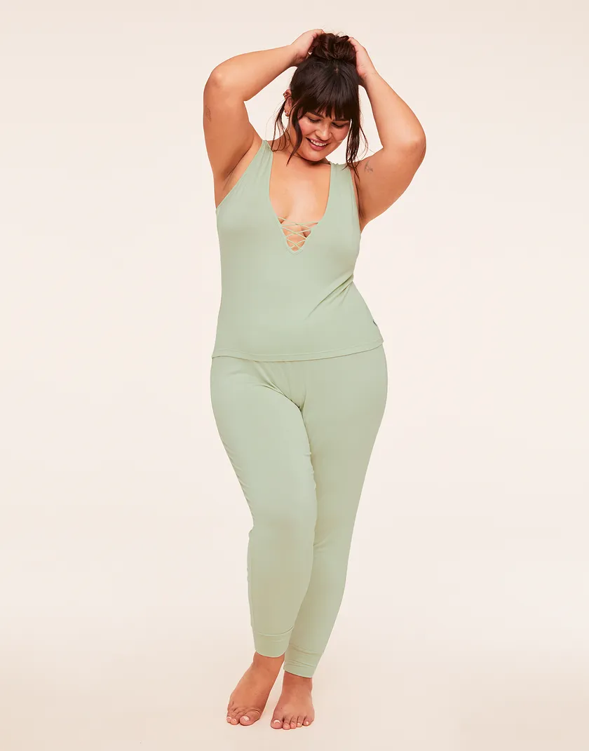 Diandra Light Green Plus sleepwear bundle Model 2