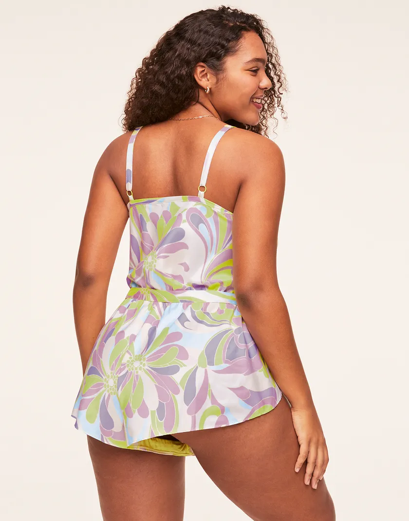 Kami Floral Green Plus lingerie bundle Model 6