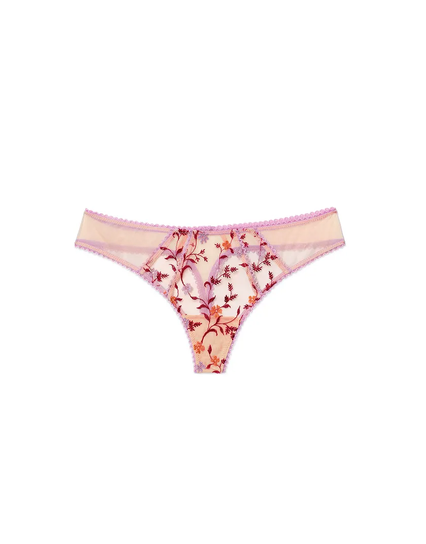 Rosa Solo Thong Floral Orange panty bundle Still 1