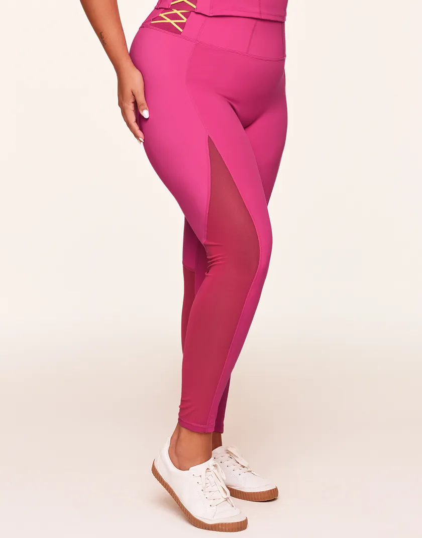 Nolina Dark Pink Plus activewear bundle Model 1