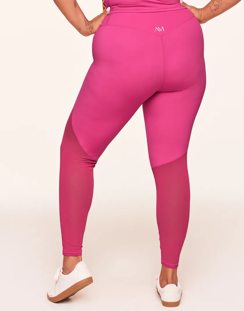 Nolina Dark Pink Plus activewear bundle Model 4