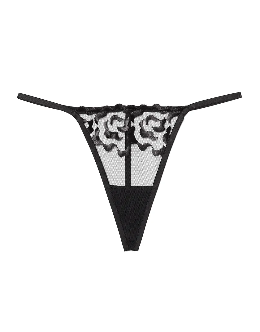 Jestina G-String Black panty bundle Still 1