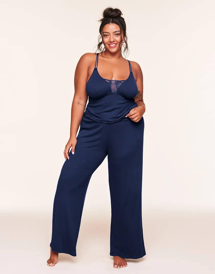 Valencia Dark Blue Plus sleepwear bundle Model 2