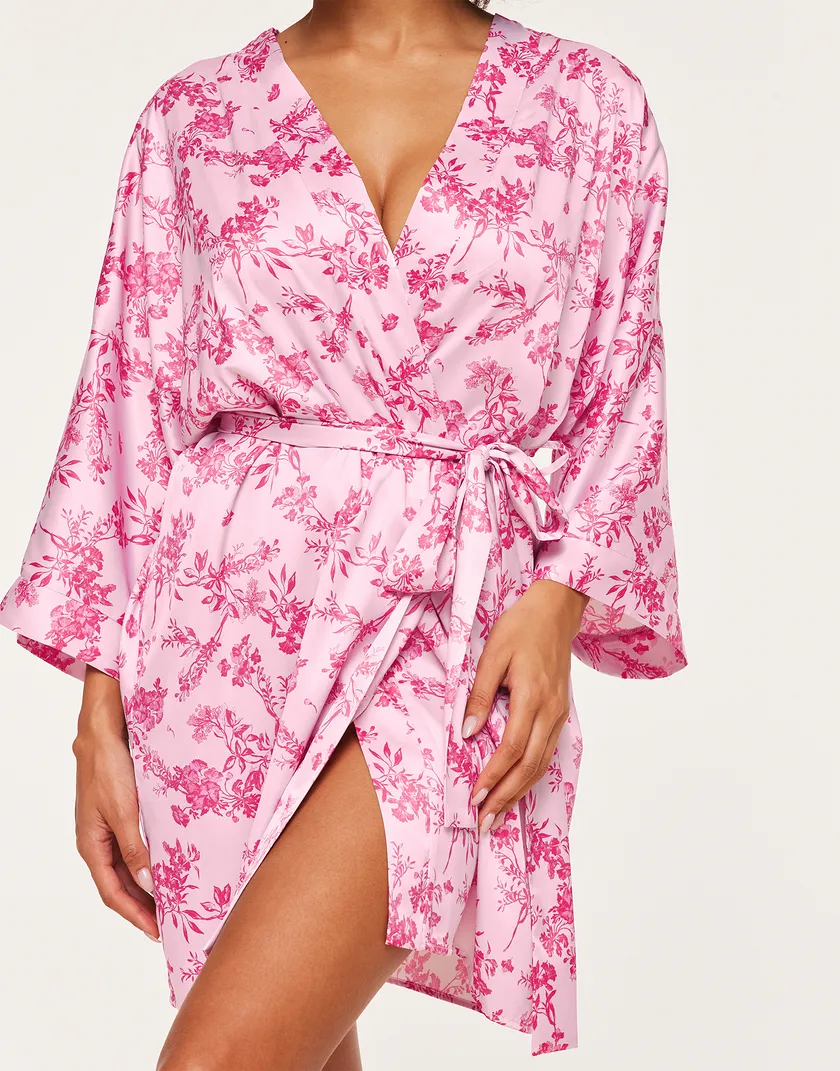 Izabella B1 Floral Pink sleepwear bundle Model 4