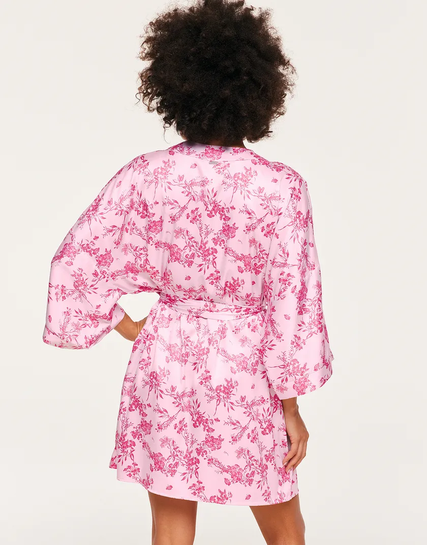 Izabella B1 Floral Pink sleepwear bundle Model 6