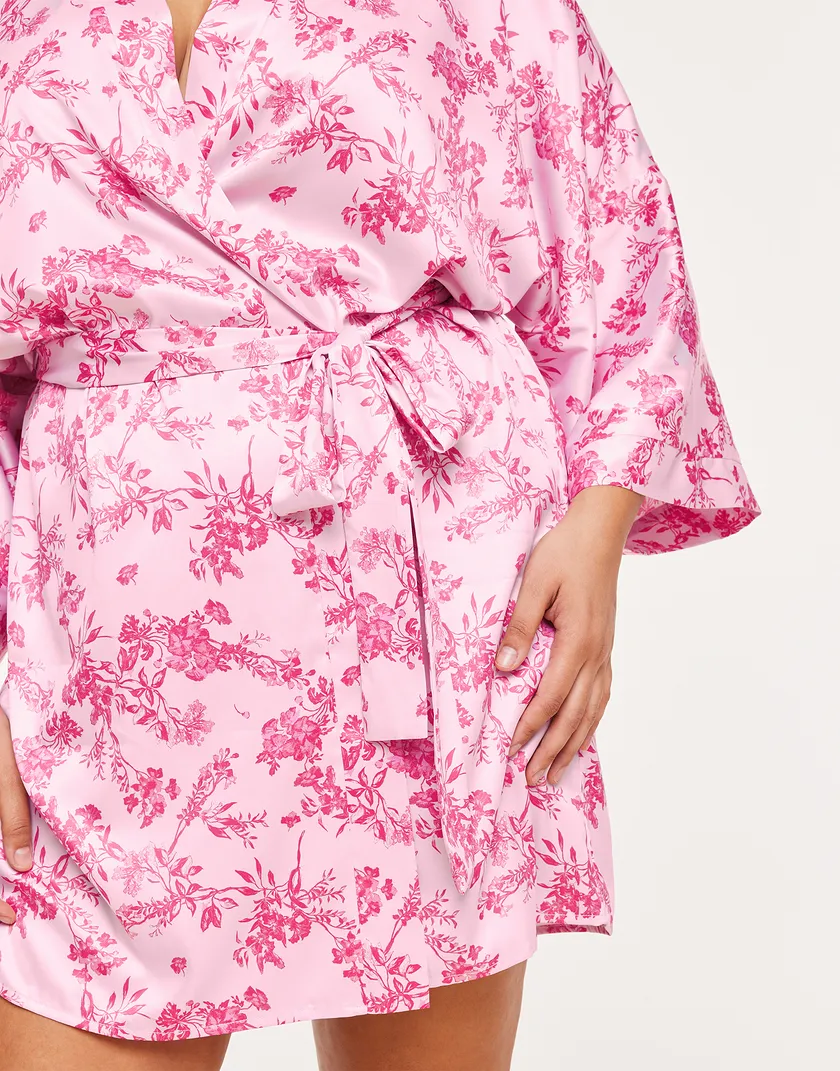 Izabella B1 Floral Pink Plus sleepwear bundle Model 5