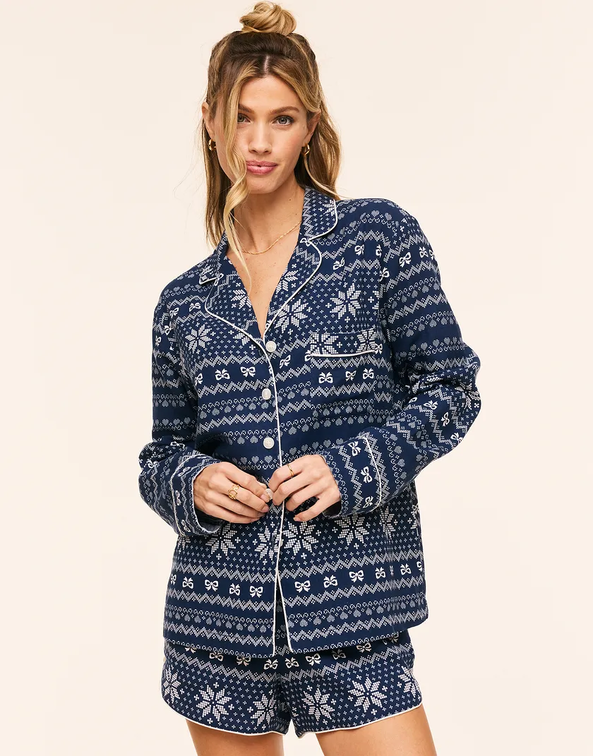 Cecelia Novelty Blue sleepwear bundle Model 1