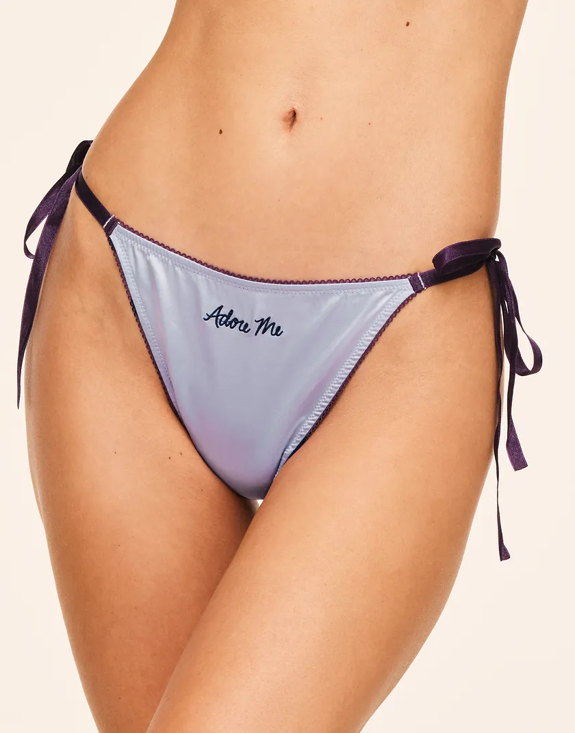 3-Pack Satin Panty Brazilian Black panty pack Model 8