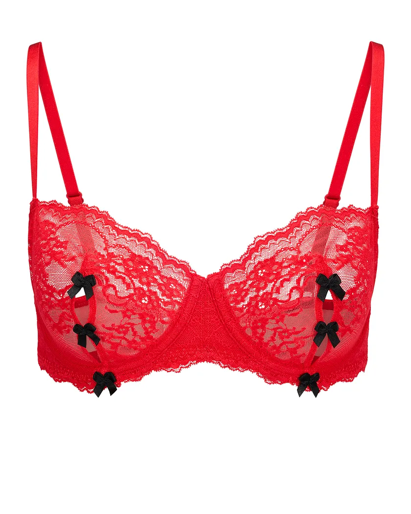 Margeaux Dark Red 2 Unlined bra bundle Still 2