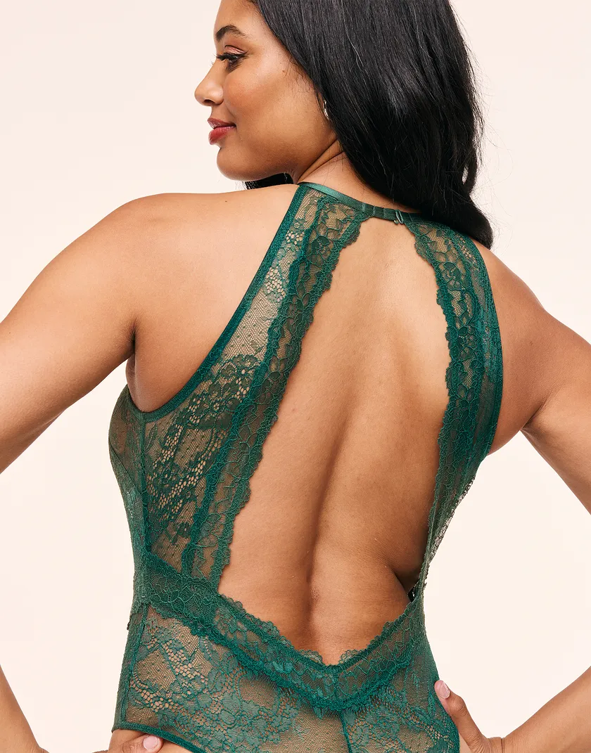 Mayella Dark Green Unlined lingerie bundle Model 4