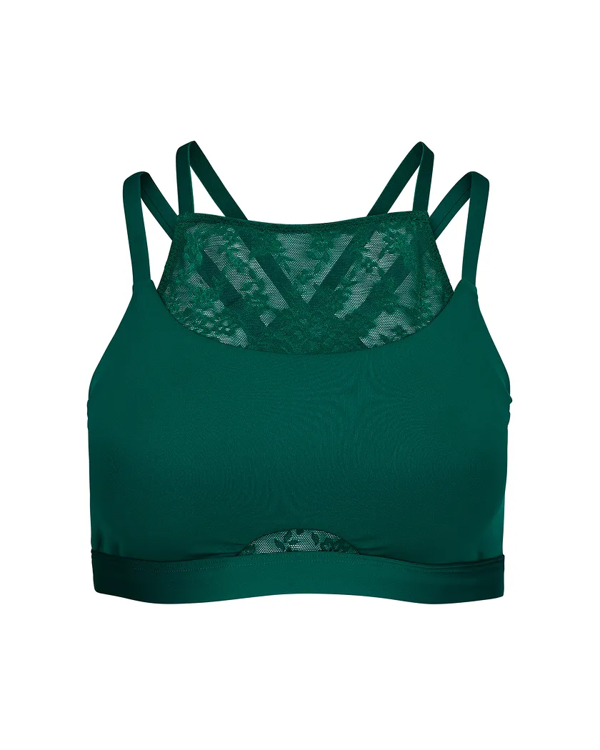 Mari Dark Green Lightly Lined activewear bundle Still 3
