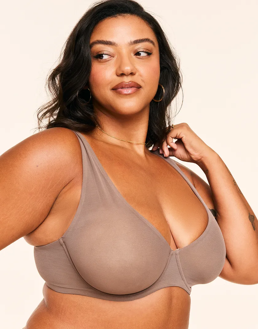 Ivy Medium Beige 2 Plus Unlined bra bundle Model 5