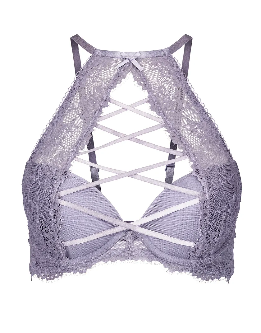Milena Dark Purple 2 Push Up bra bundle Still 4