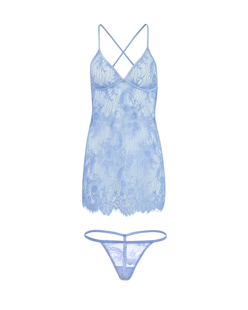 Addison Medium Blue lingerie bundle Still 3