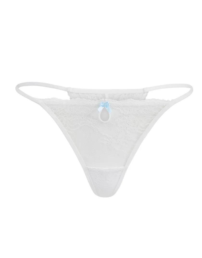 Margeaux G-String White panty bundle Still 1