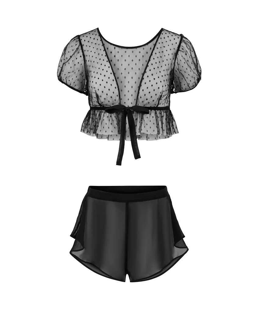 Lindy Black lingerie bundle Still 2