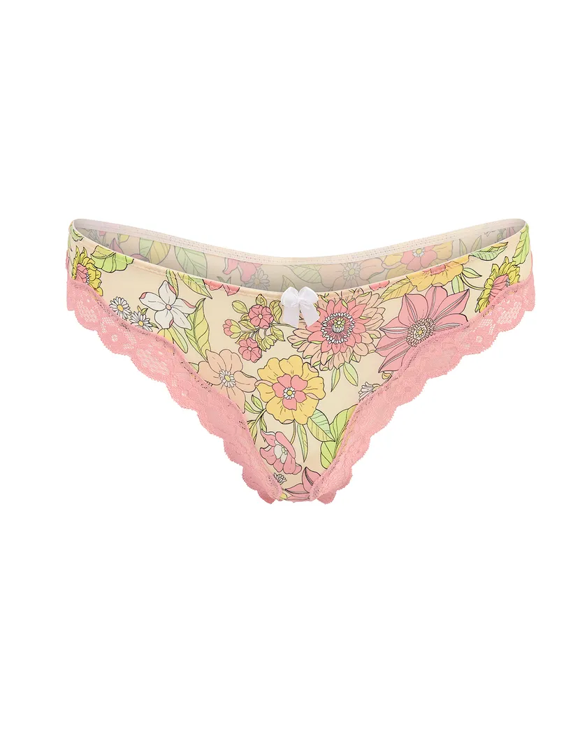 Nare Thong Floral Orange 2 panty bundle Still 1