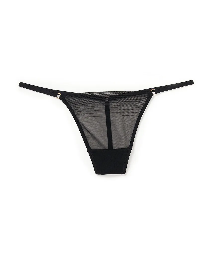Dominique G-String Black panty bundle Still 1