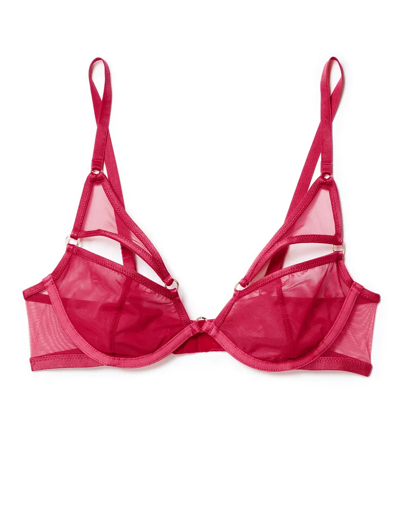 Rayna Dark Pink 2 Unlined bra bundle Still 2