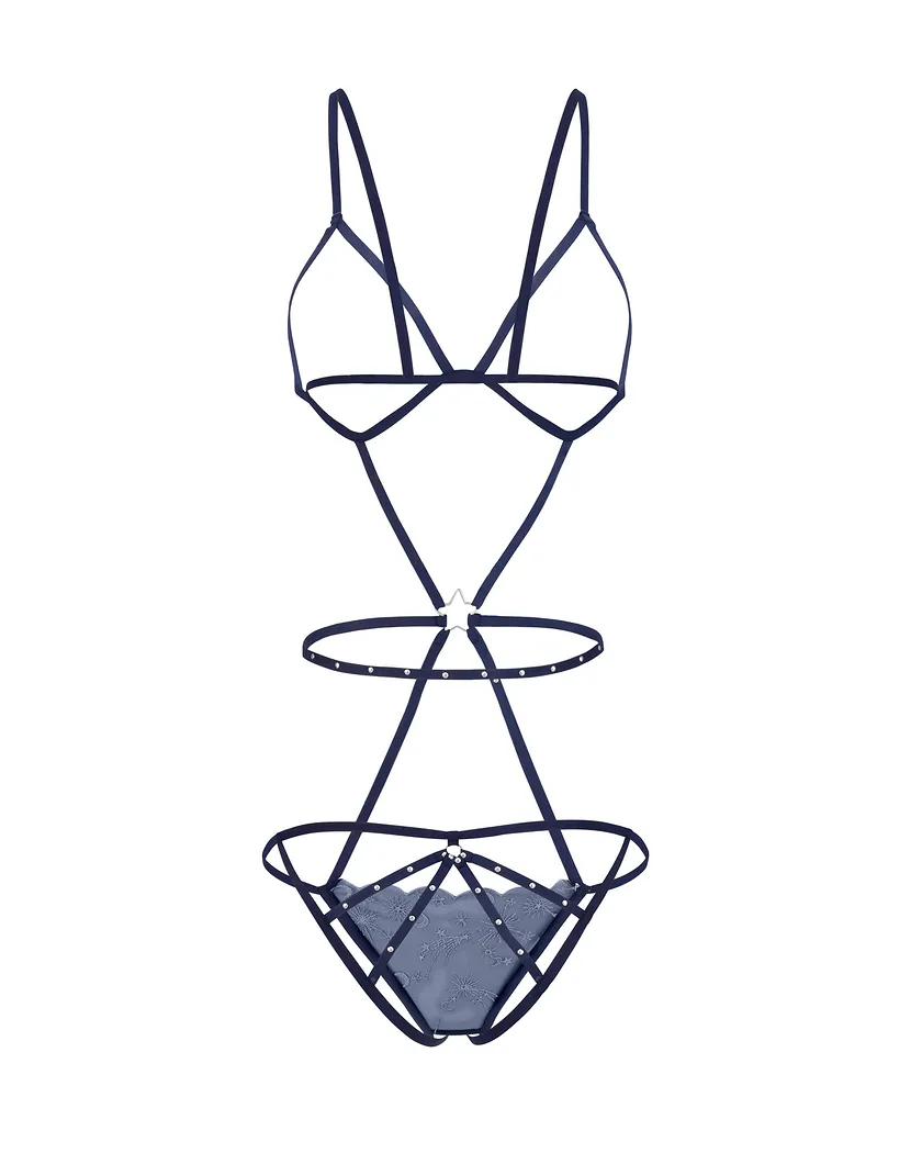 Star Dark Blue lingerie bundle Still 3
