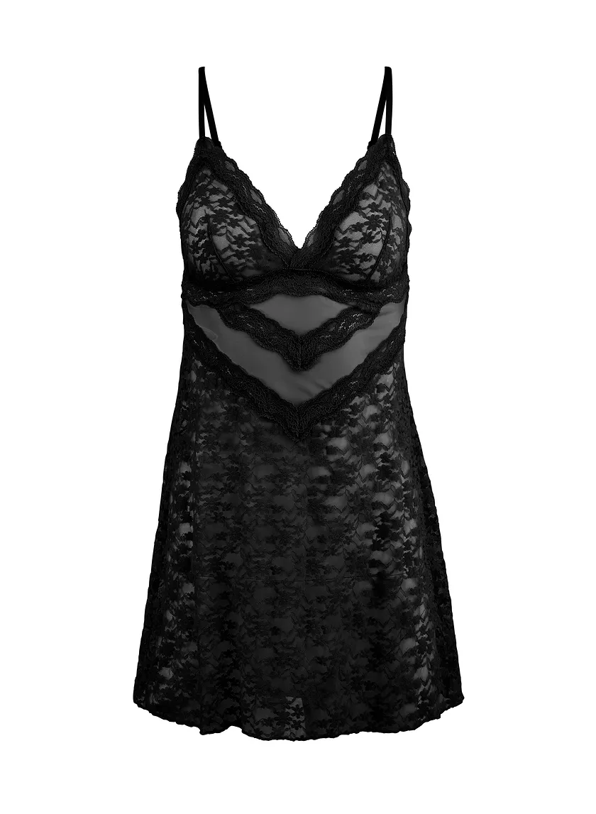 Mary Lou Black Plus Unlined lingerie bundle Model 5
