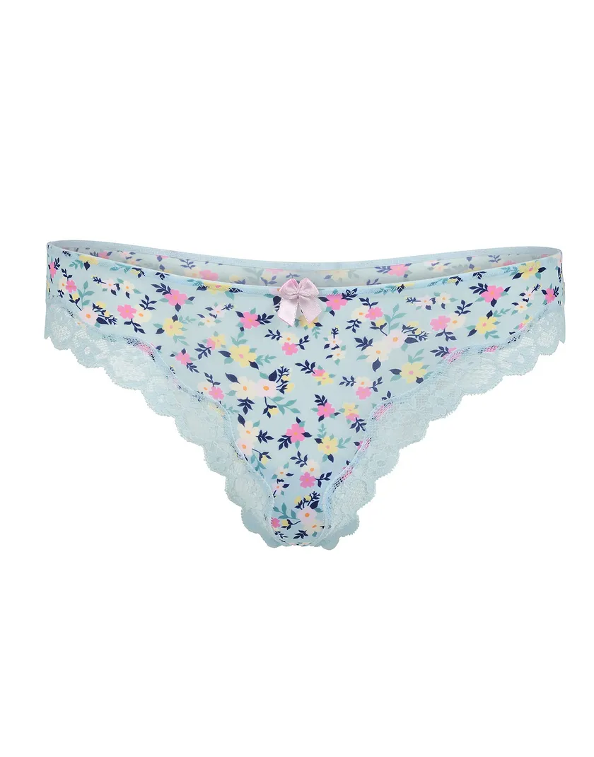 Nare Thong Ditsy Blue 3 panty bundle Still 1